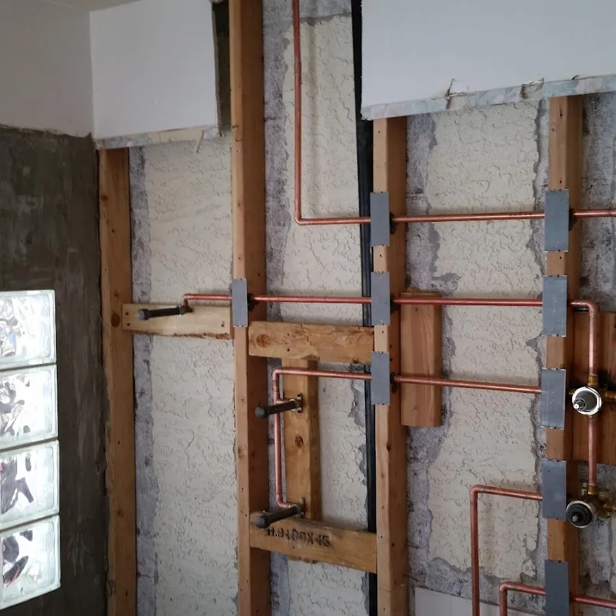 Copper pipe installation for Burst Pipe Repair in Lehman